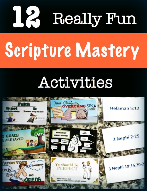 12 Fun Scripture Mastery Activities