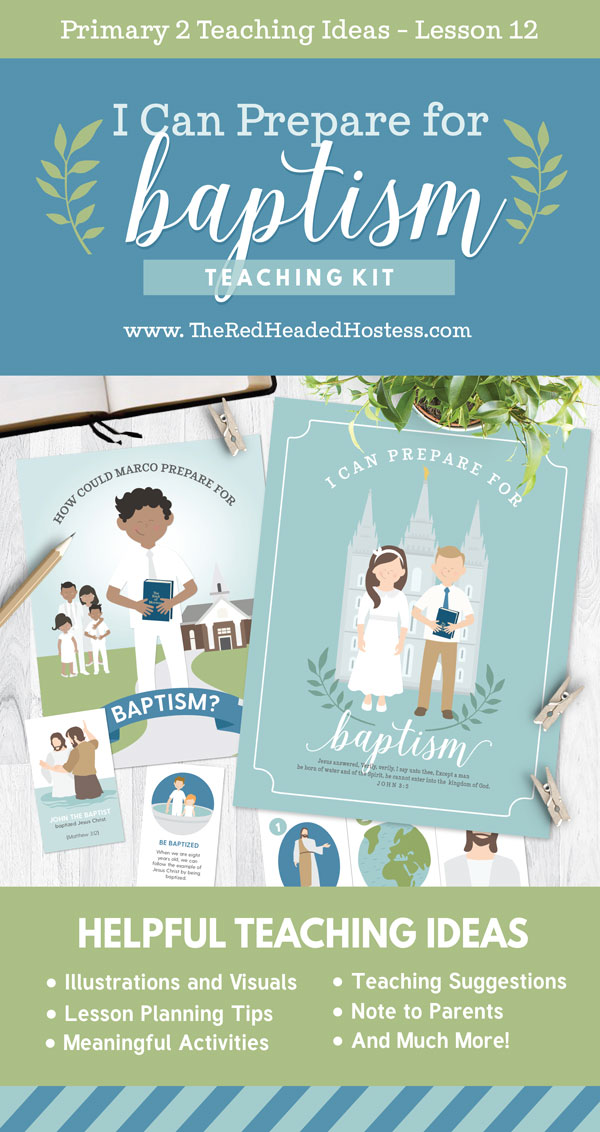  I Can Prepare for Baptism (Primary 2 Lesson 12) - Fun Primary games, teaching ideas, and so much more!